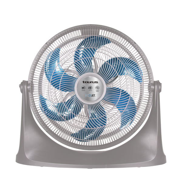 Ventilador Taurus 2 en 1: piso y pared. 3 velocidades cabezal de inclinación ajustable SUPERSONIC