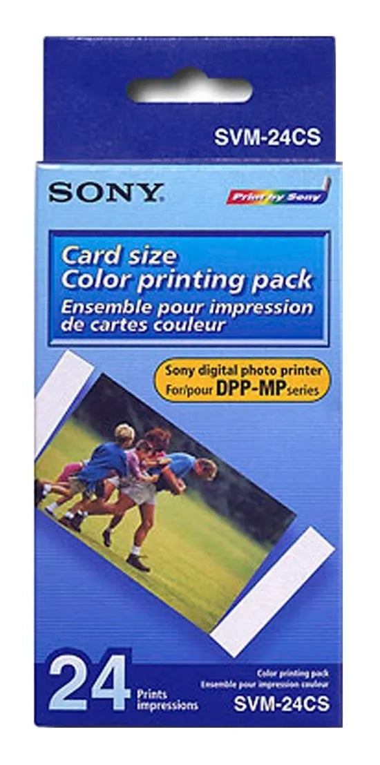 Kit Papel Fotográfico Postal 24 Hojas Sony Svm-24