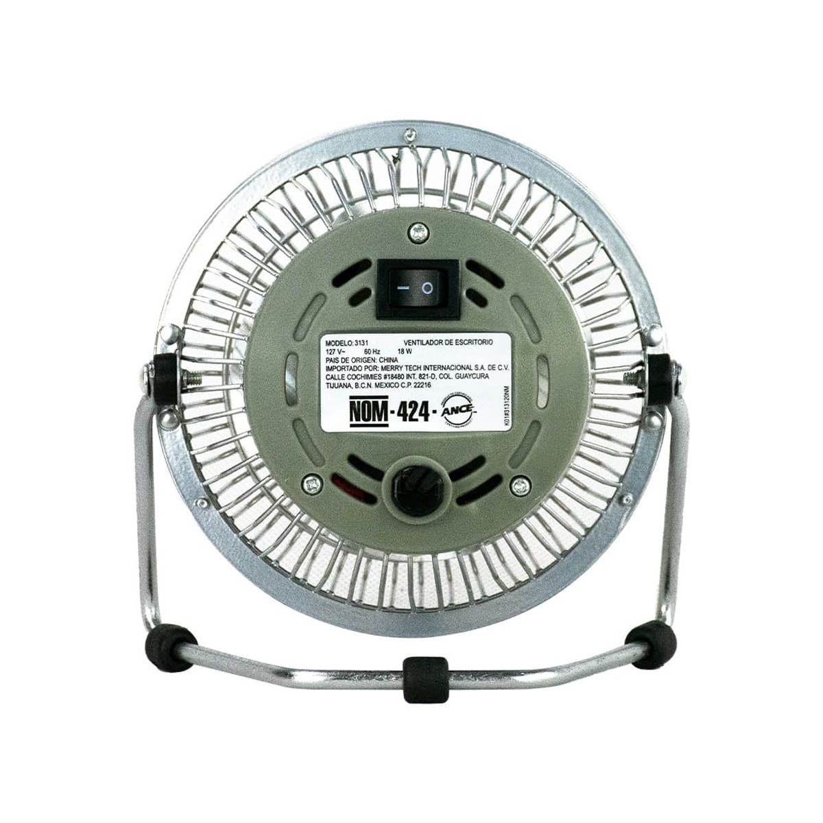 Ventilador de Escritorio Mytek 4 Pulgadas Gris 3131